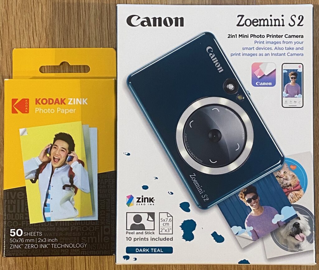 Canon Zoemini S2 Instant Camera and Printer - Teal